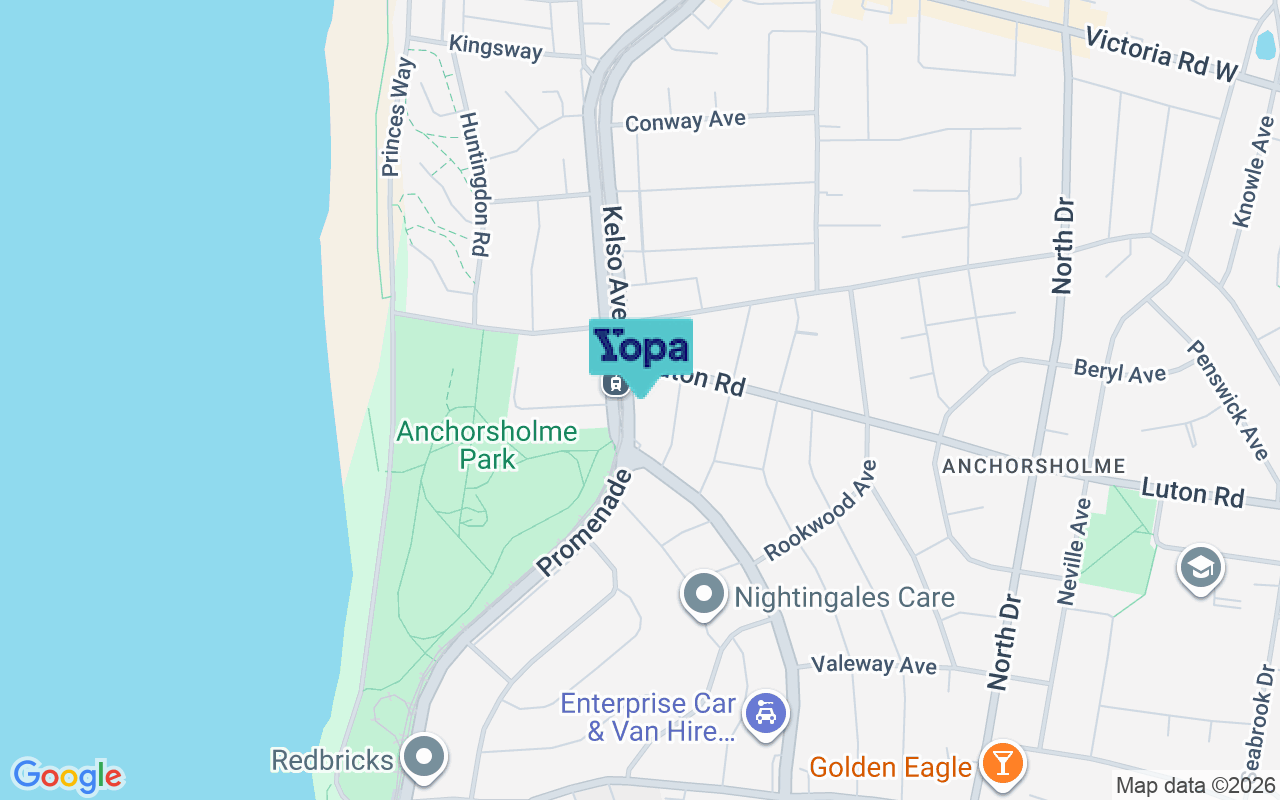 Map showing the location of FY5 3EA