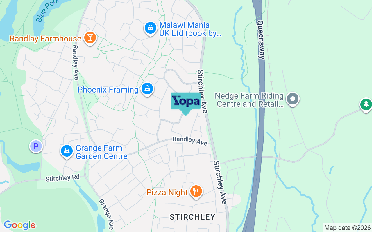 Map showing the location of TF3 2AL