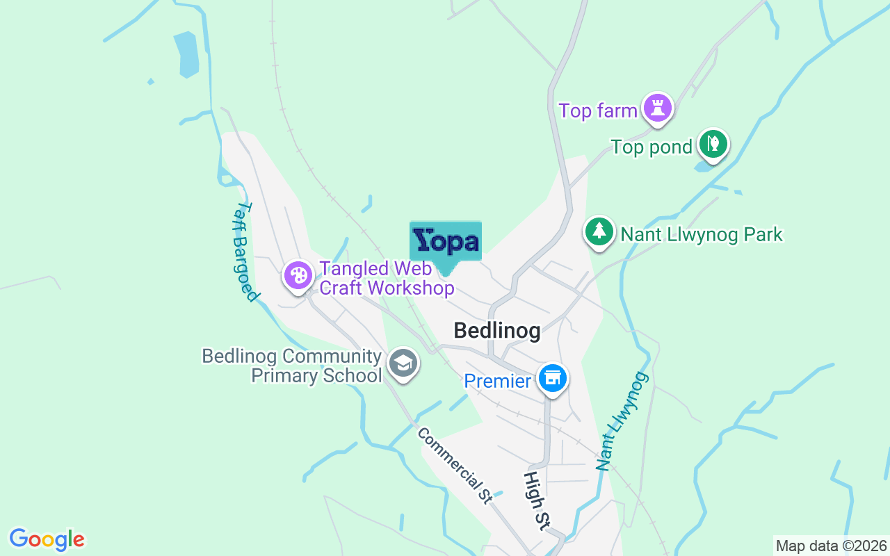 Map showing the location of CF46 6SB
