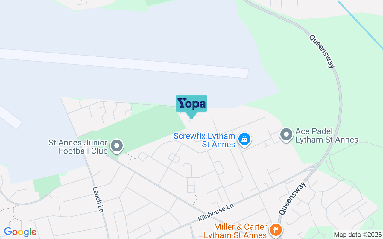 Map showing the location of FY8 3XD
