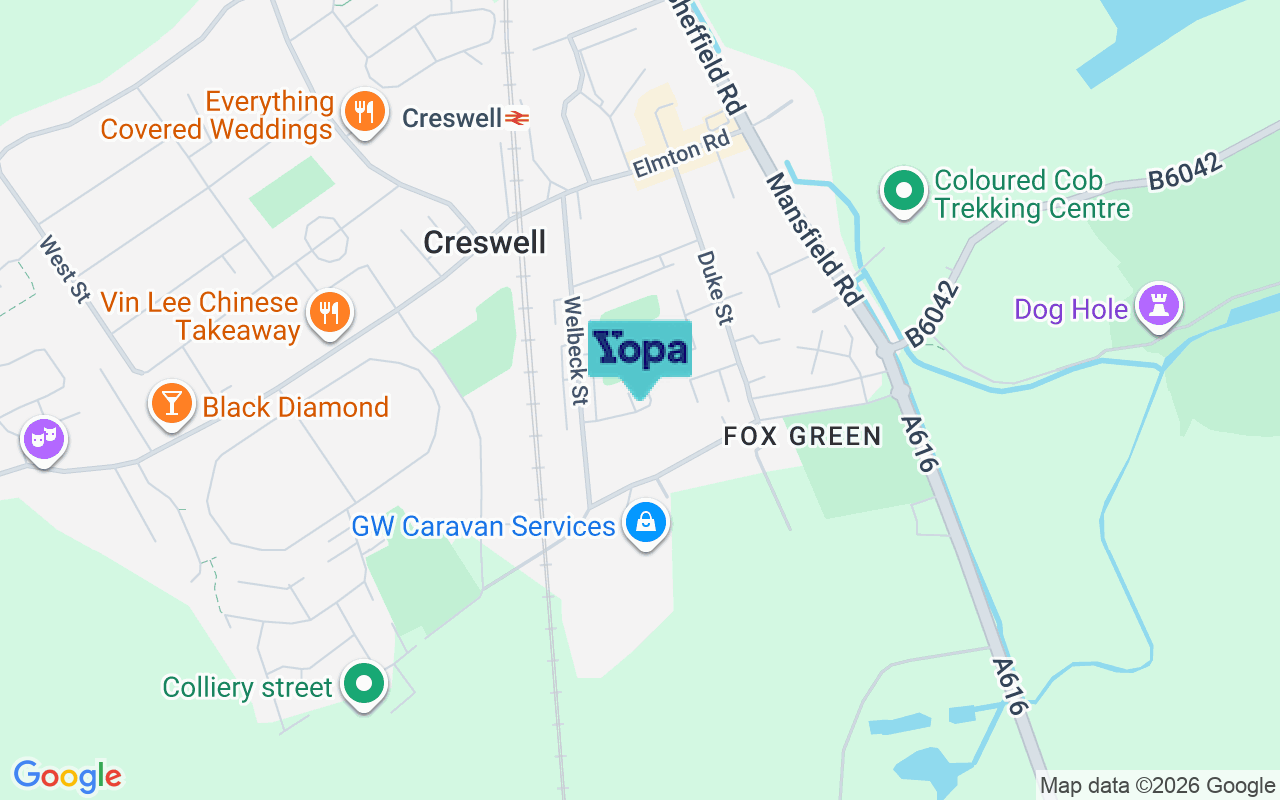Map showing the location of S80 4BB