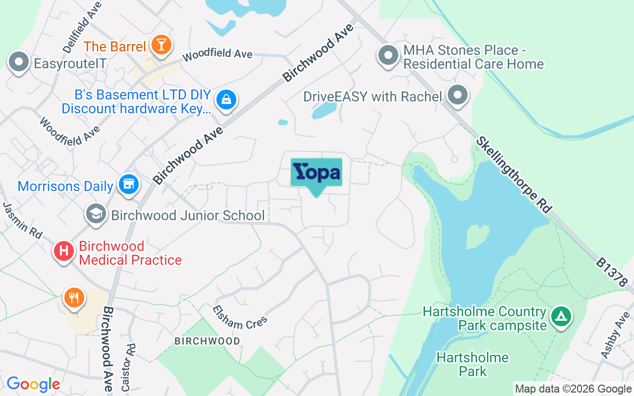 Map showing the location of LN6 0JZ