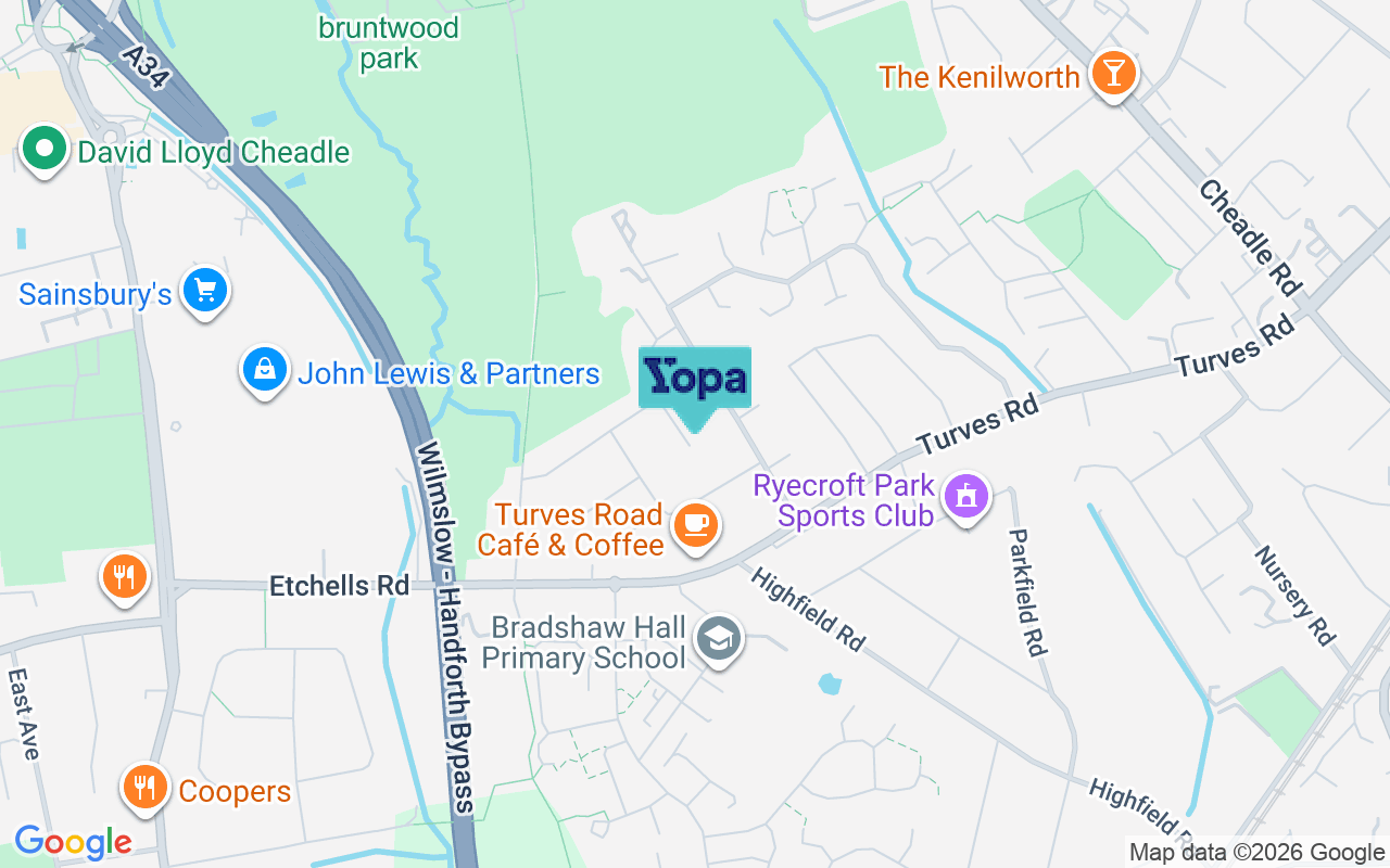 Map showing the location of SK8 6DA