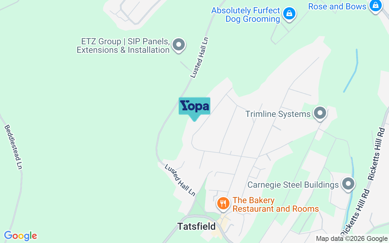 Map showing the location of TN16 2BU