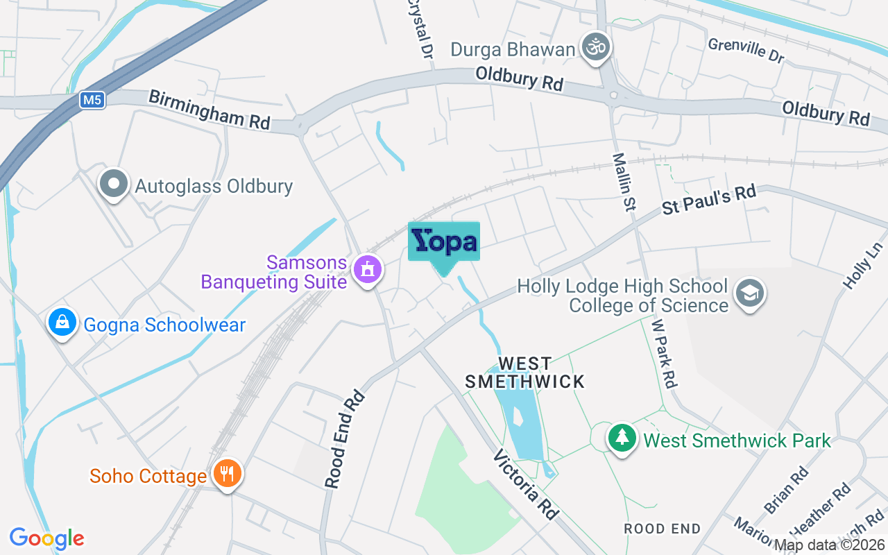 Map showing the location of B68 8ST