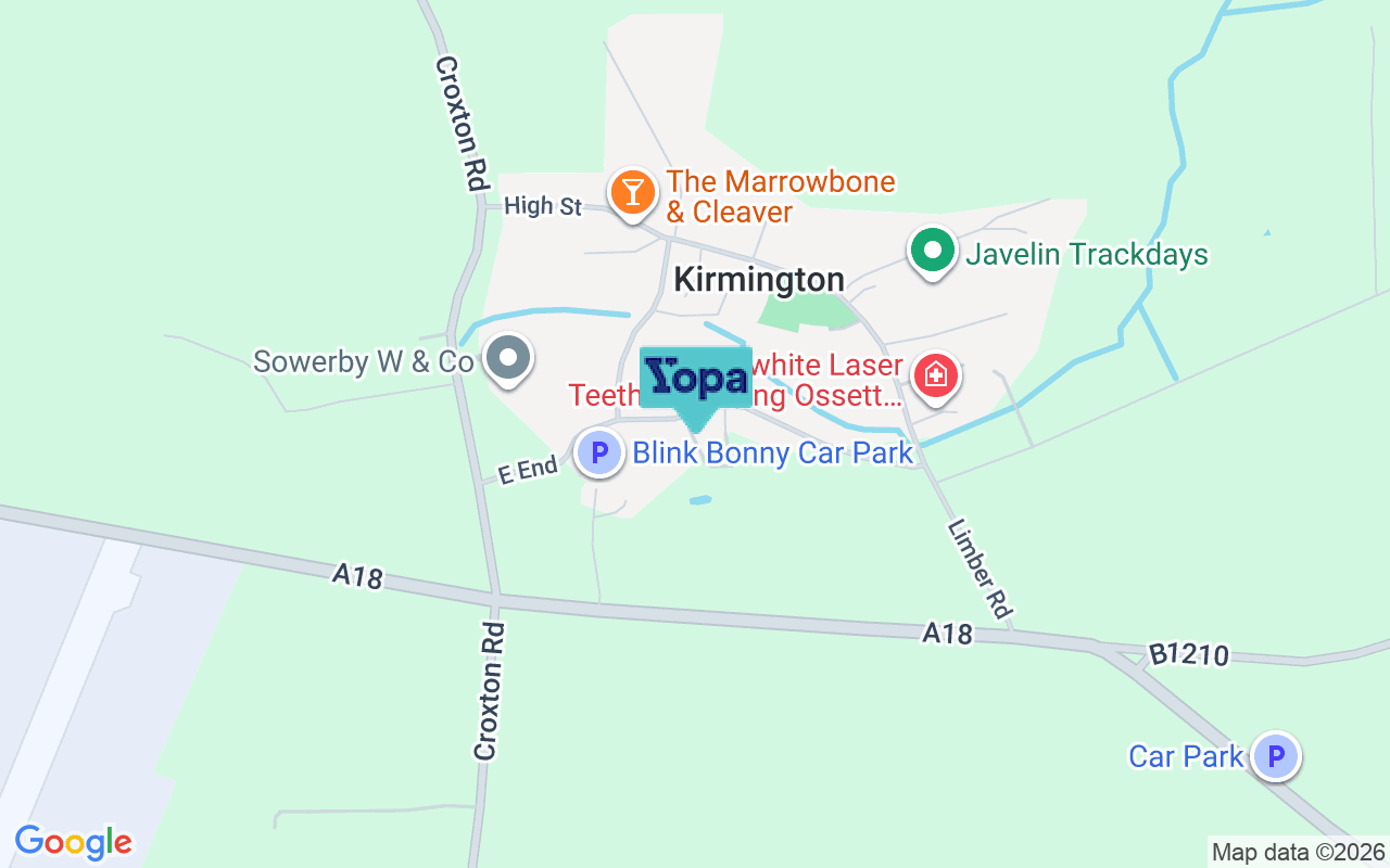 Map showing the location of DN39 6YS