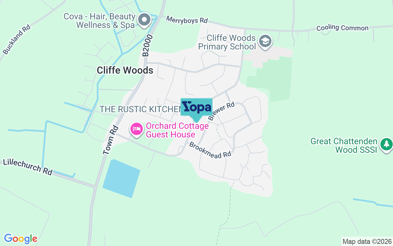 Map showing the location of ME3 8UA