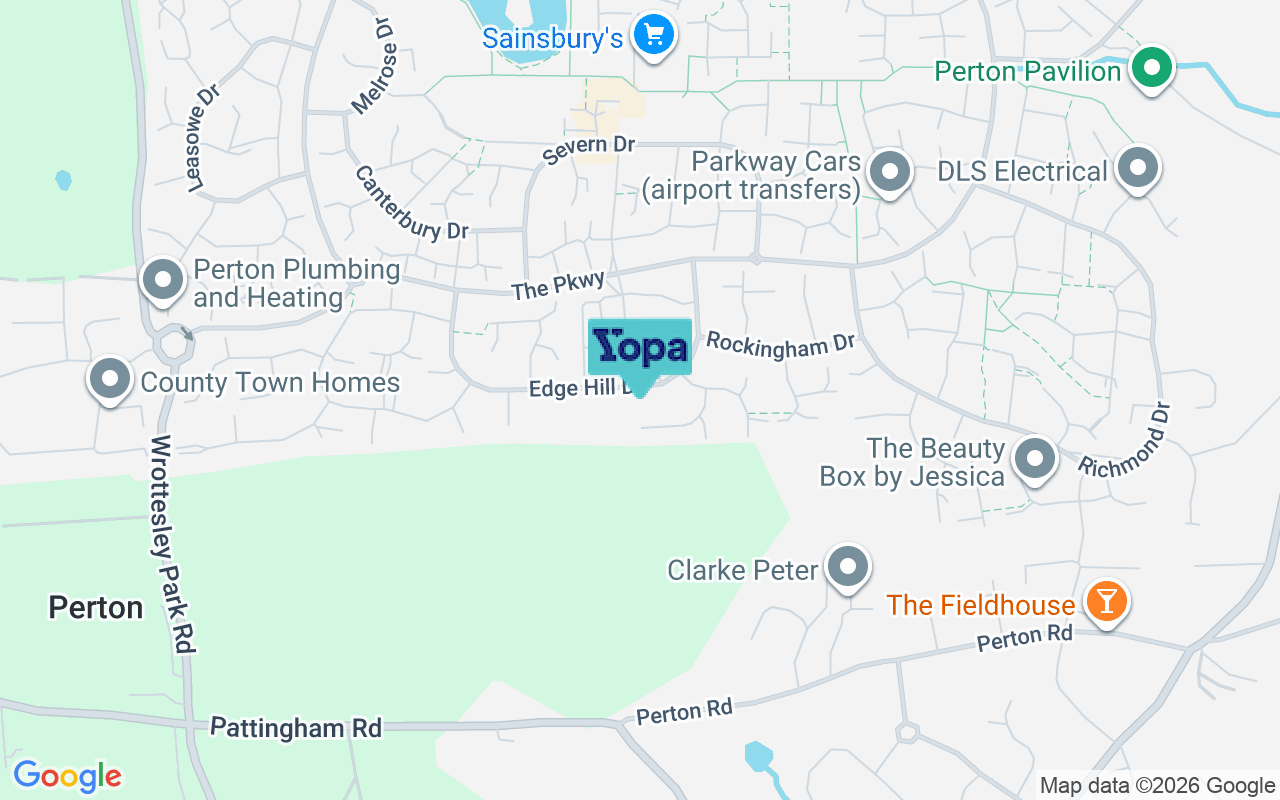 Map showing the location of WV6 7SN