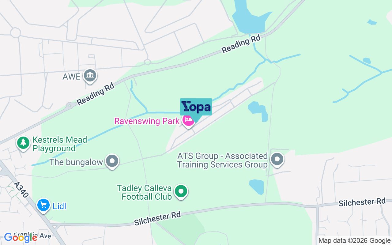 Map showing the location of RG7 4PU