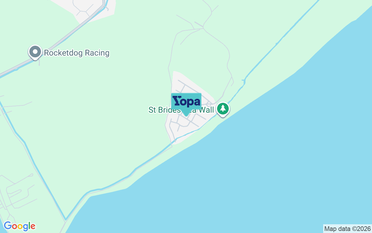 Map showing the location of NP10 8ST