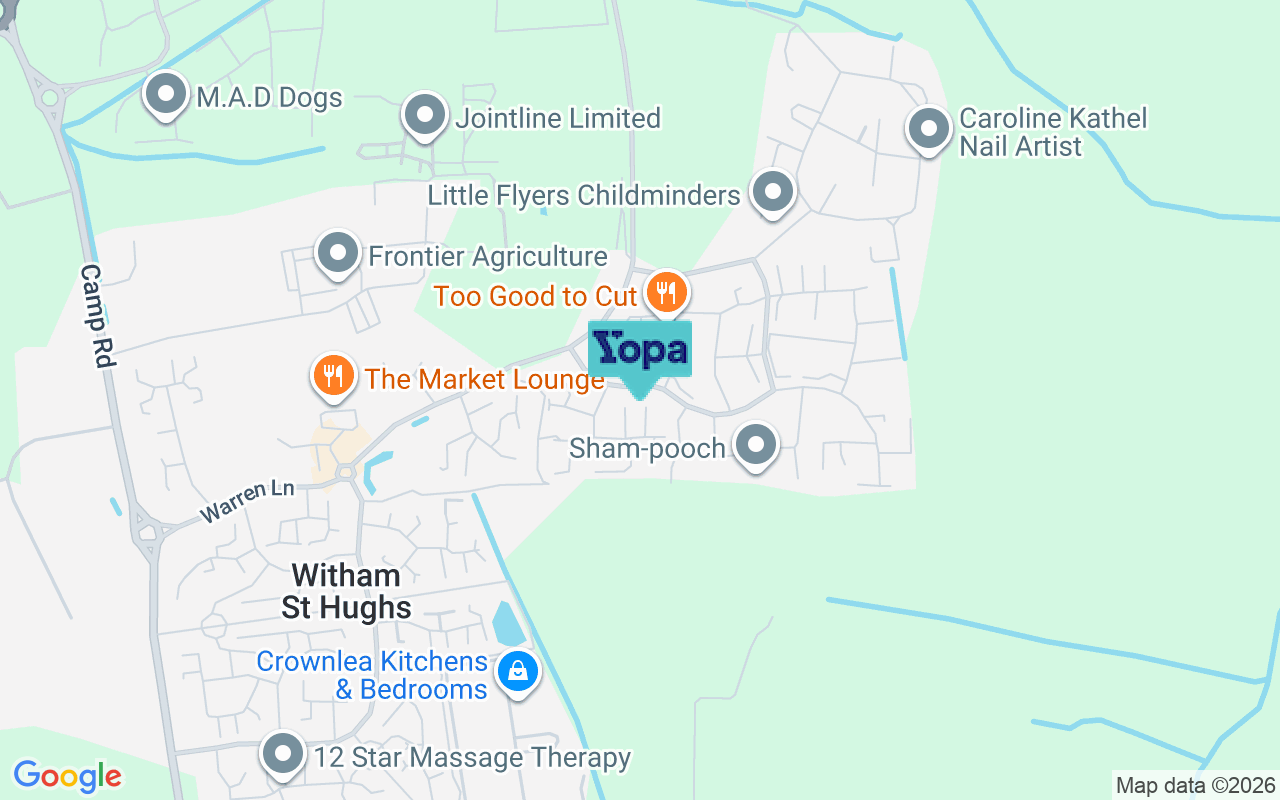 Map showing the location of LN6 9WL