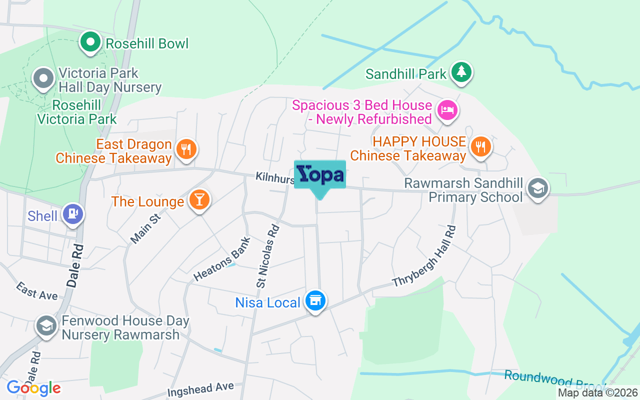 Map showing the location of S62 5JP