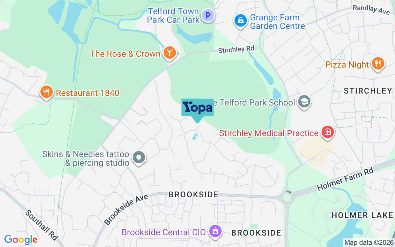 Map showing the location of TF3 1RL