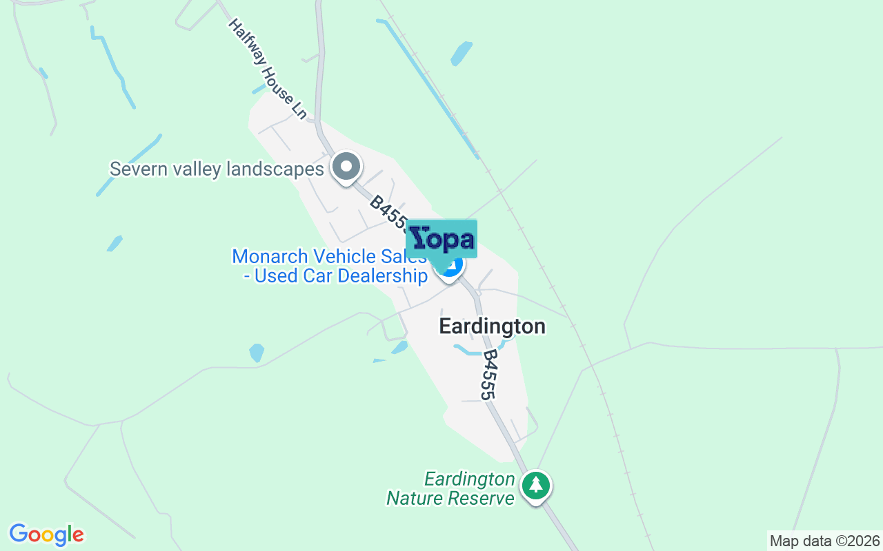 Map showing the location of WV16 5JZ