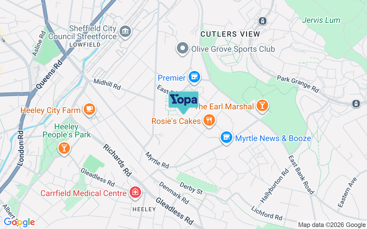 Map showing the location of S2 3PF