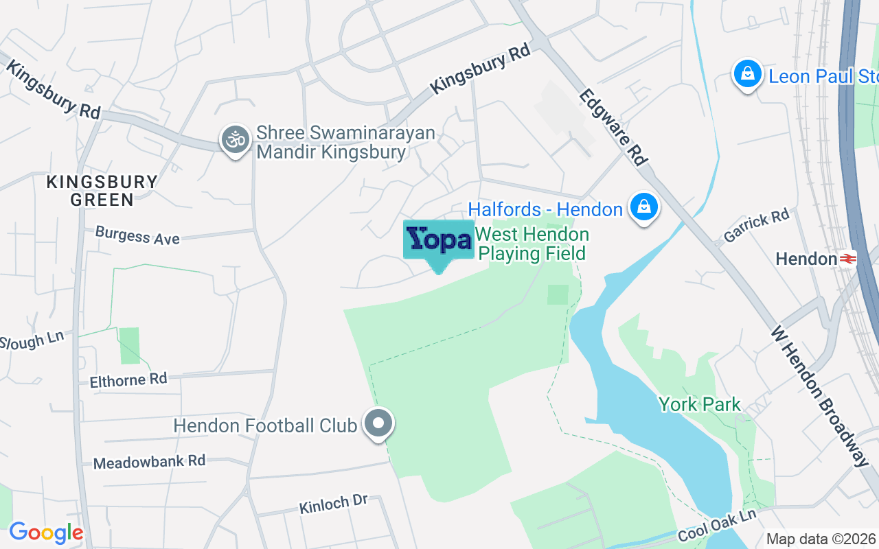 Map showing the location of NW9 7HE