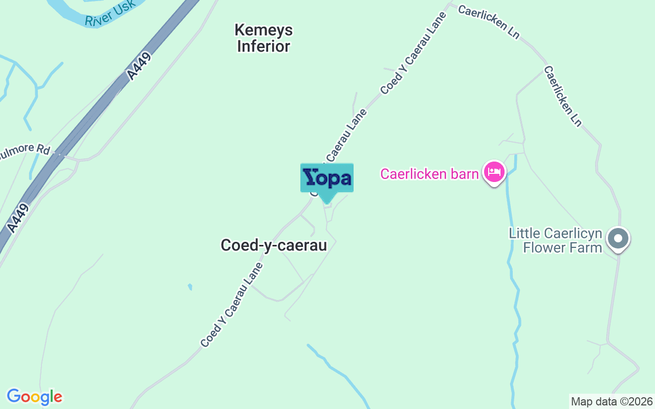 Map showing the location of NP18 1JR