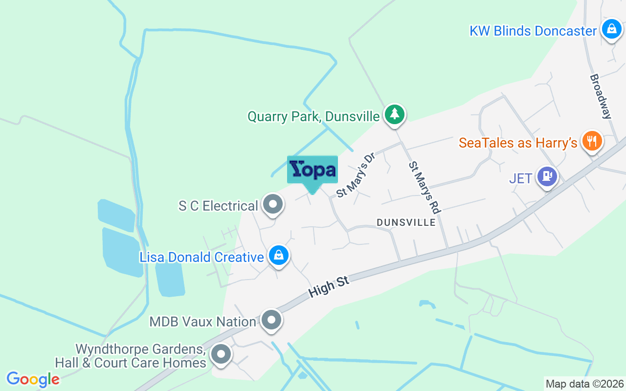 Map showing the location of DN7 4PA