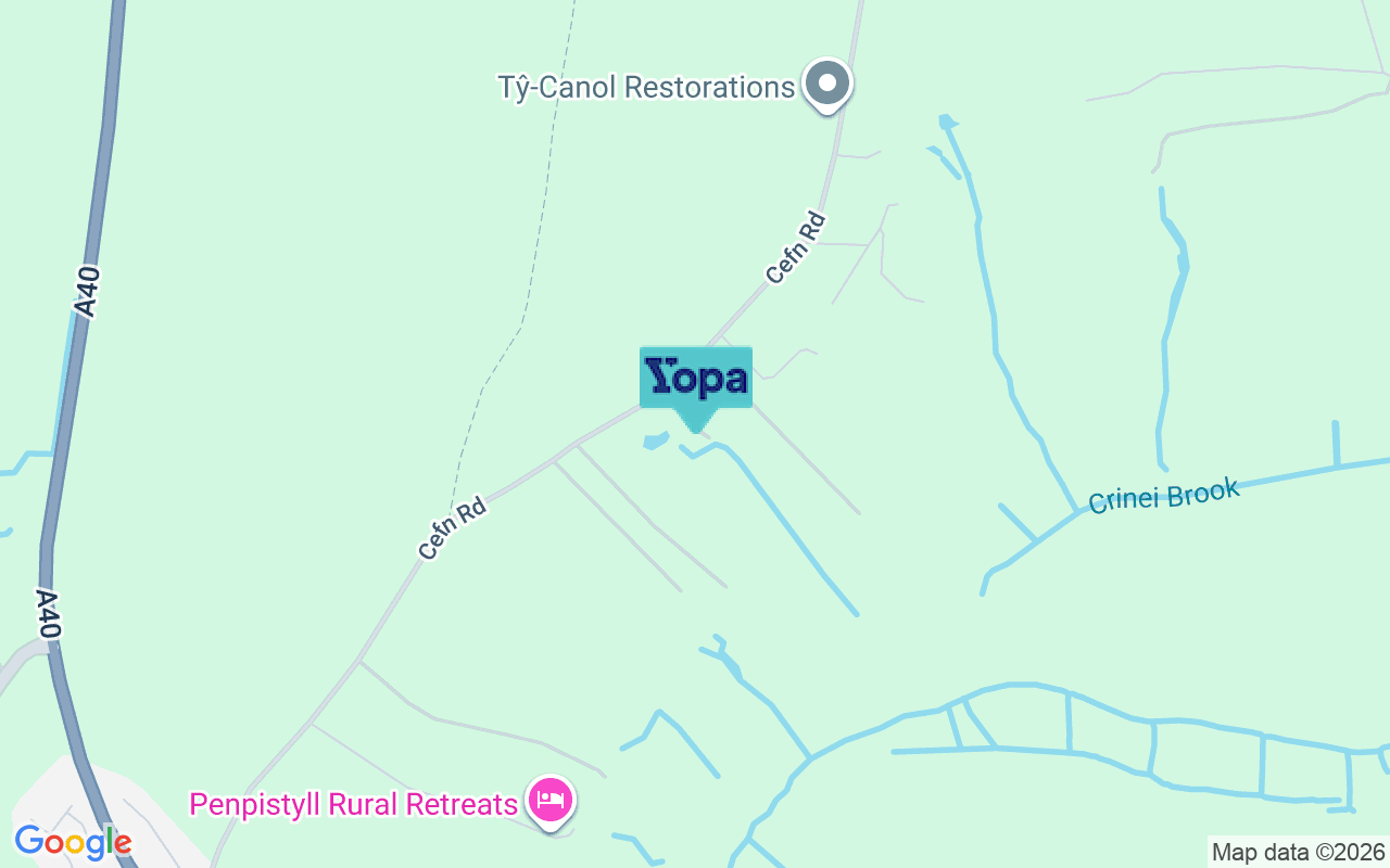 Map showing the location of SA65 9QT