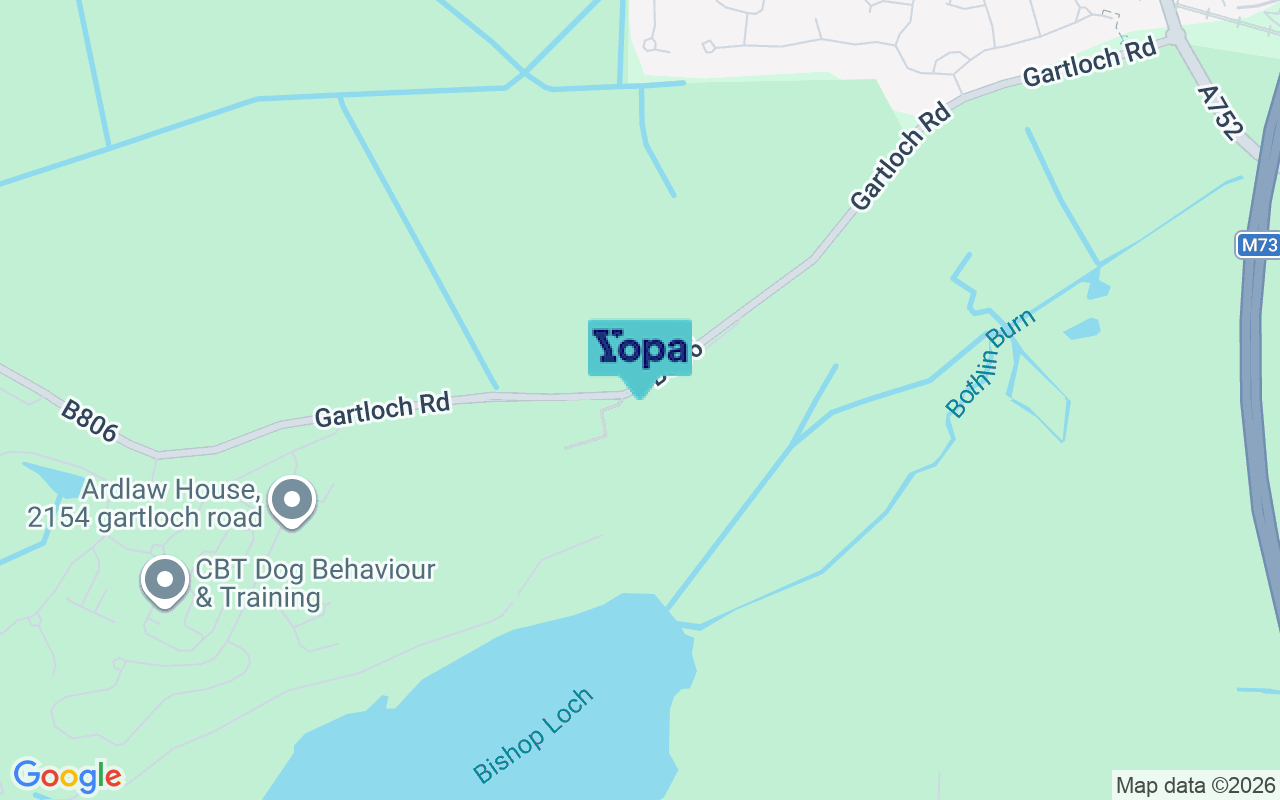 Map showing the location of G69 8ER