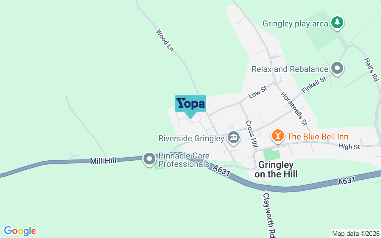 Map showing the location of DN10 4FQ
