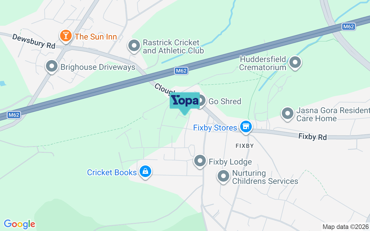 Map showing the location of HD2 2GP