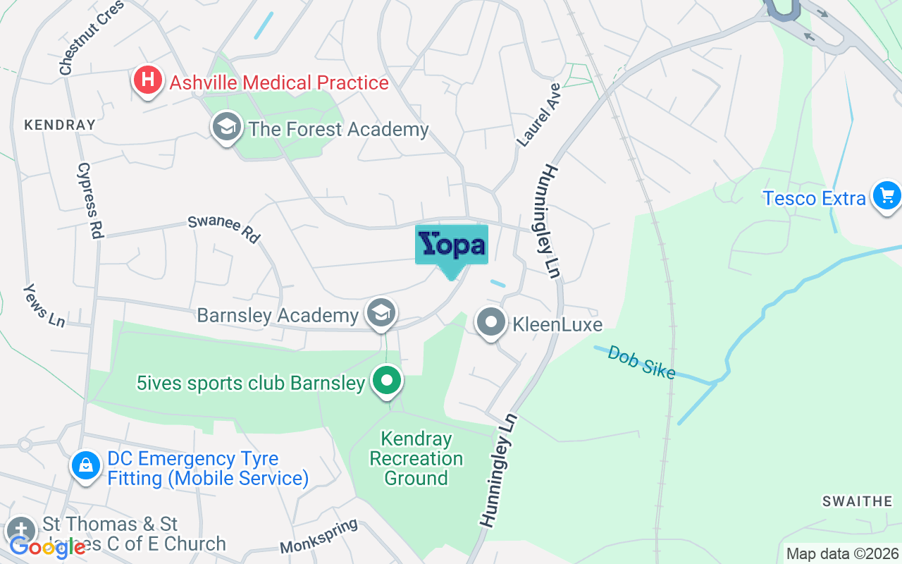 Map showing the location of S70 3DJ