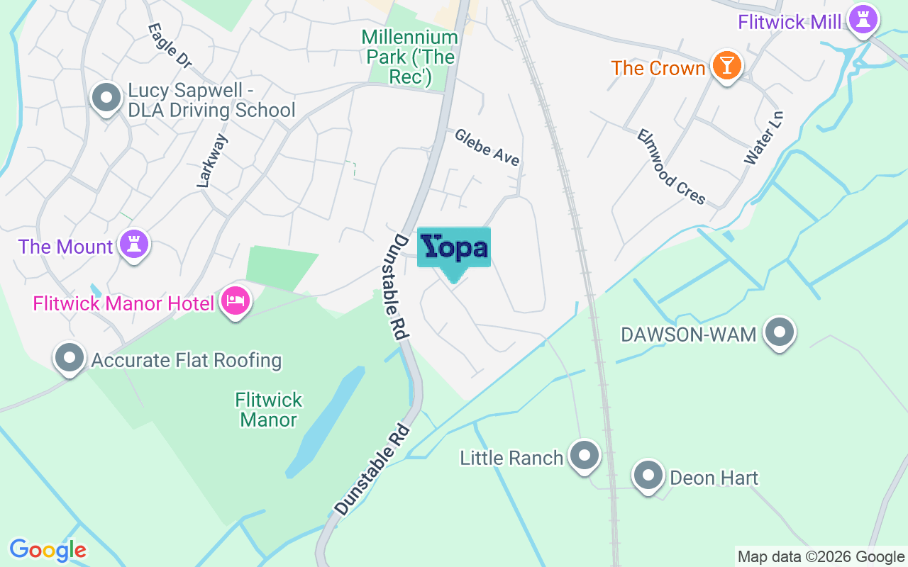 Map showing the location of MK45 1JH