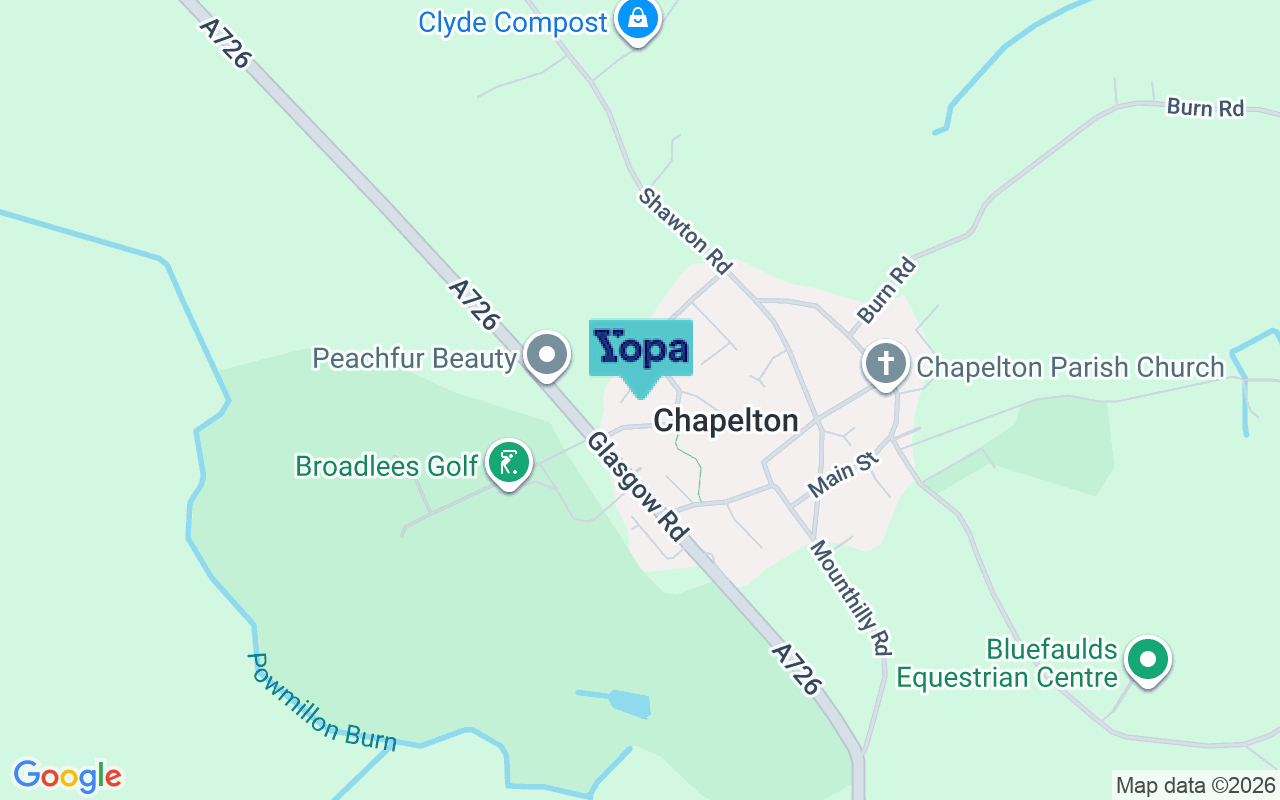 Map showing the location of ML10 6SR