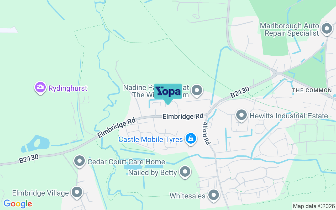 Map showing the location of GU6 8UJ