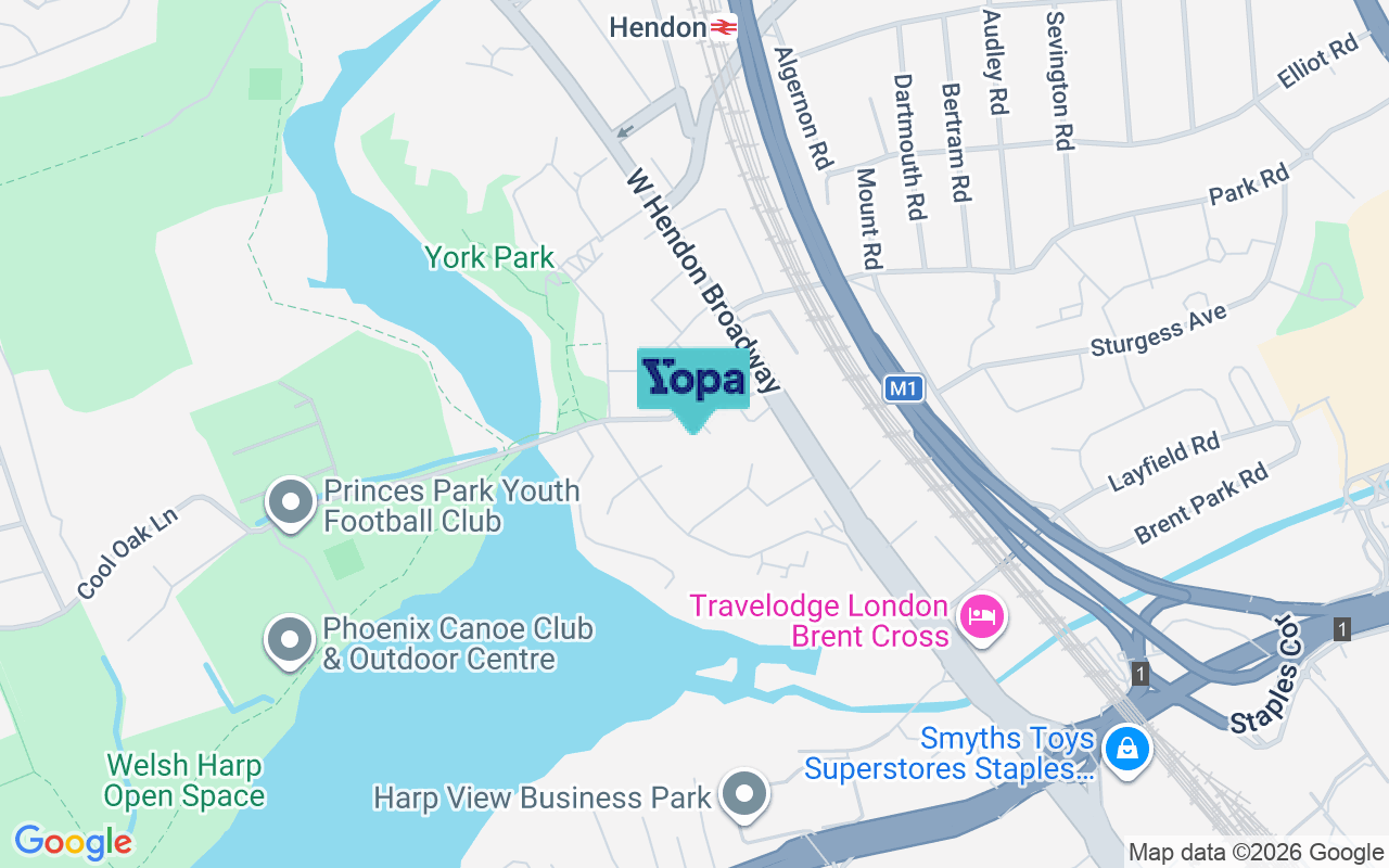 Map showing the location of NW9 7BL