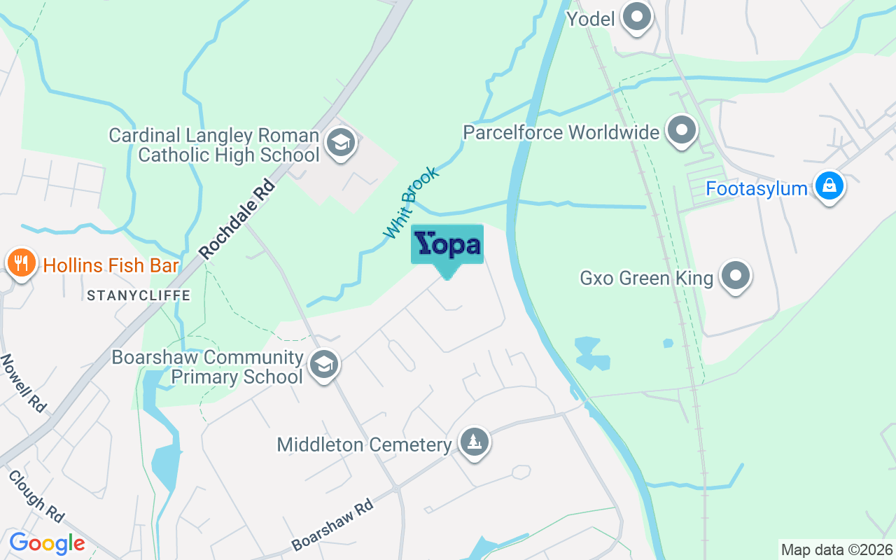 Map showing the location of M24 2NR