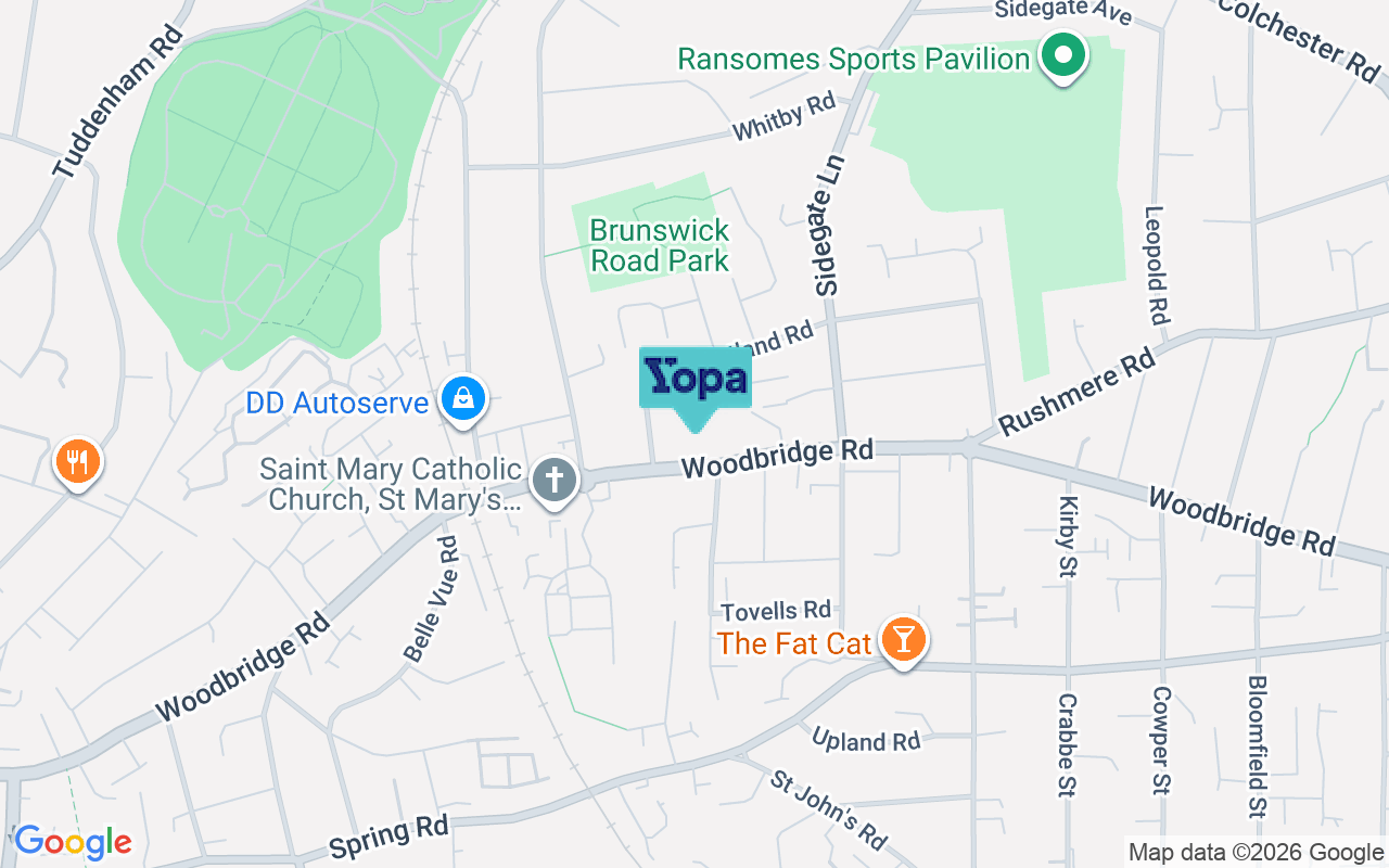 Map showing the location of IP4 4ES