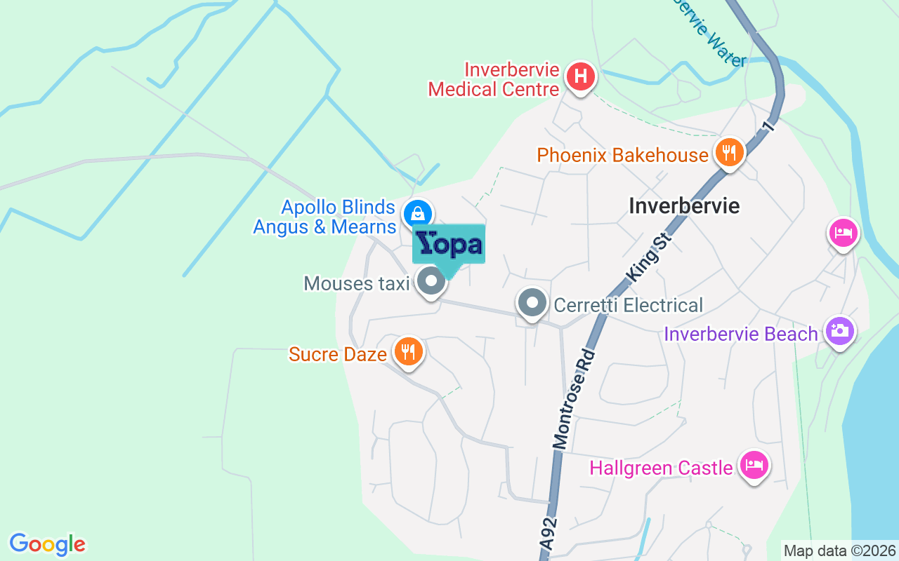 Map showing the location of DD10 0PN