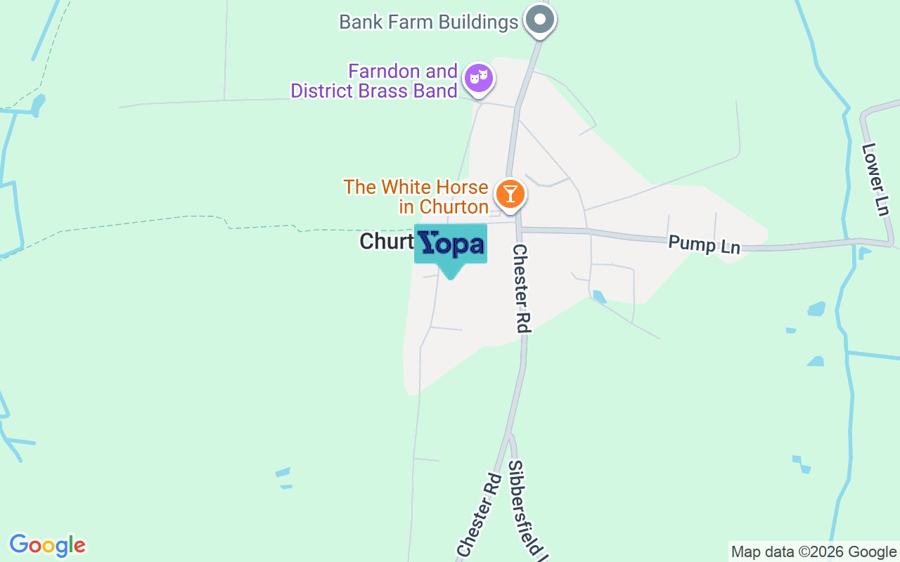 Map showing the location of CH3 6LE