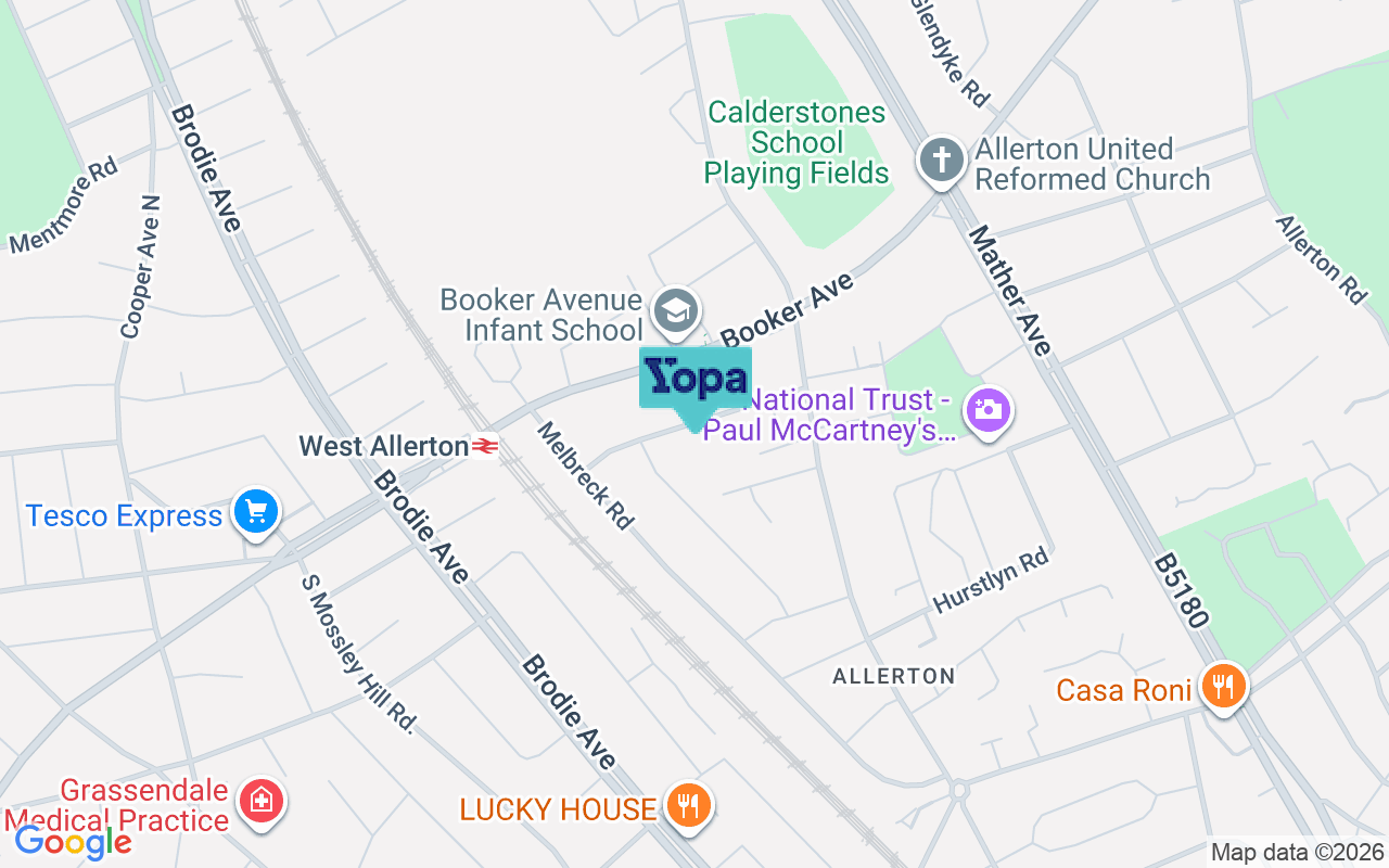 Map showing the location of L18 9SL