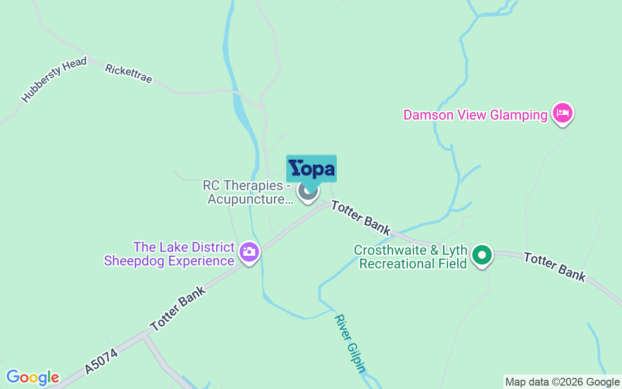 Map showing the location of LA8 8HX