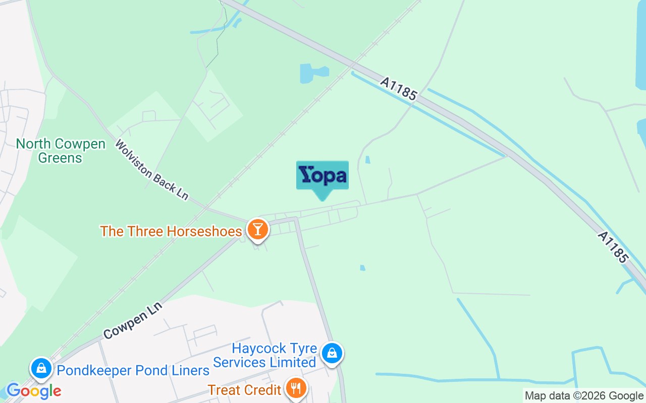 Map showing the location of TS23 4HS
