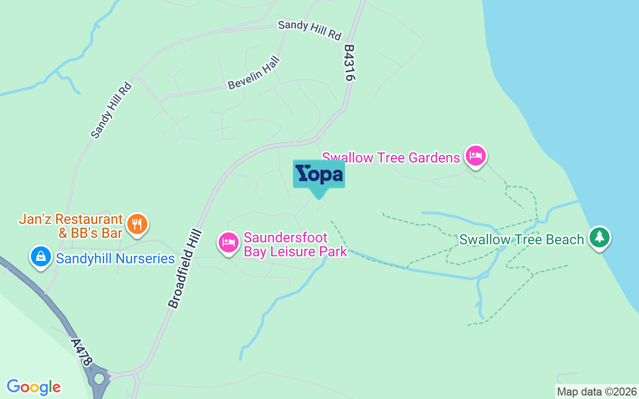 Map showing the location of SA69 9DD