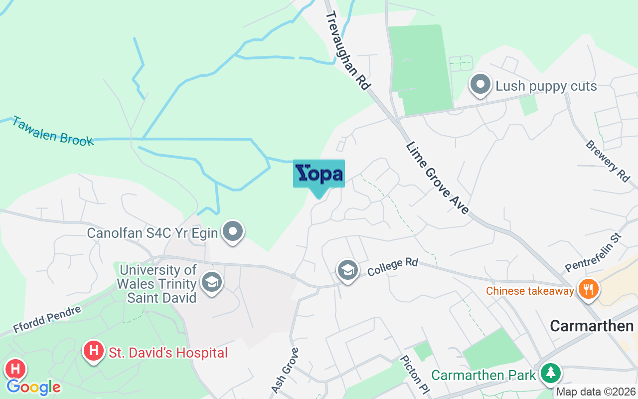 Map showing the location of SA31 3GH
