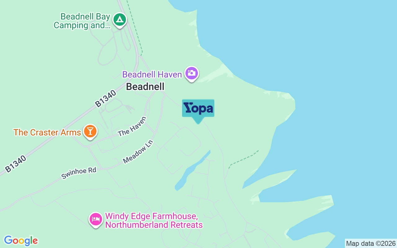 Map showing the location of NE67 5BB