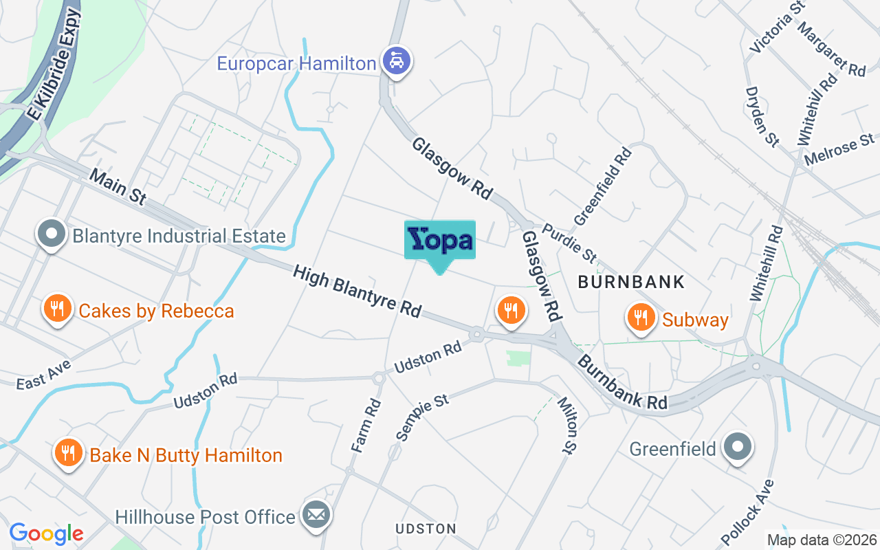 Map showing the location of ML3 0RQ