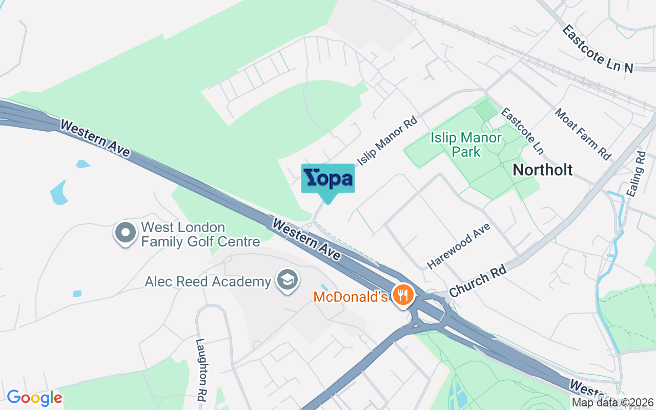 Map showing the location of UB5 5EE