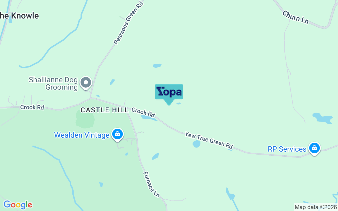Map showing the location of TN12 7BT