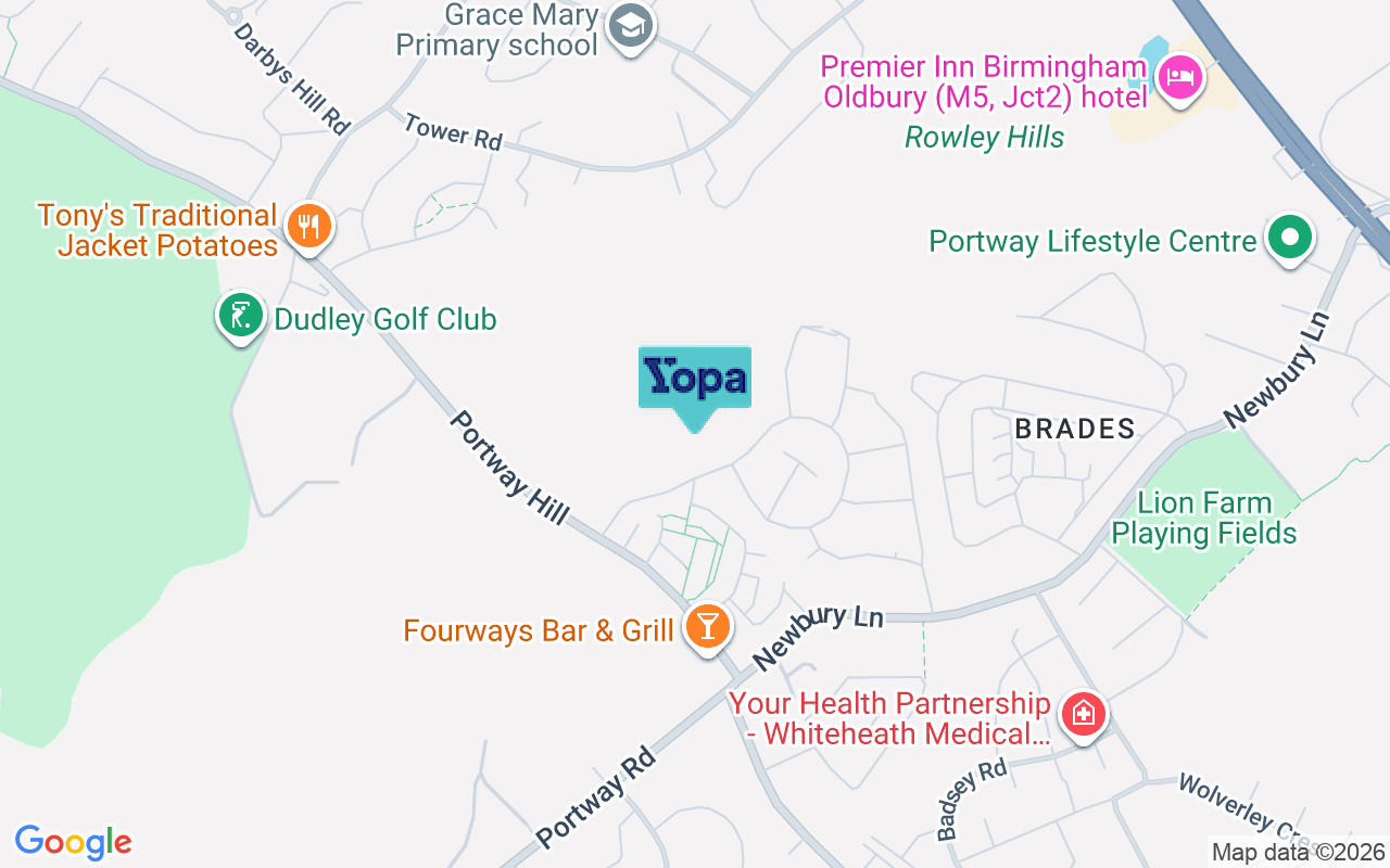 Map showing the location of B65 9SD