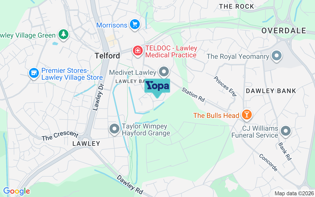 Map showing the location of TF4 2PS