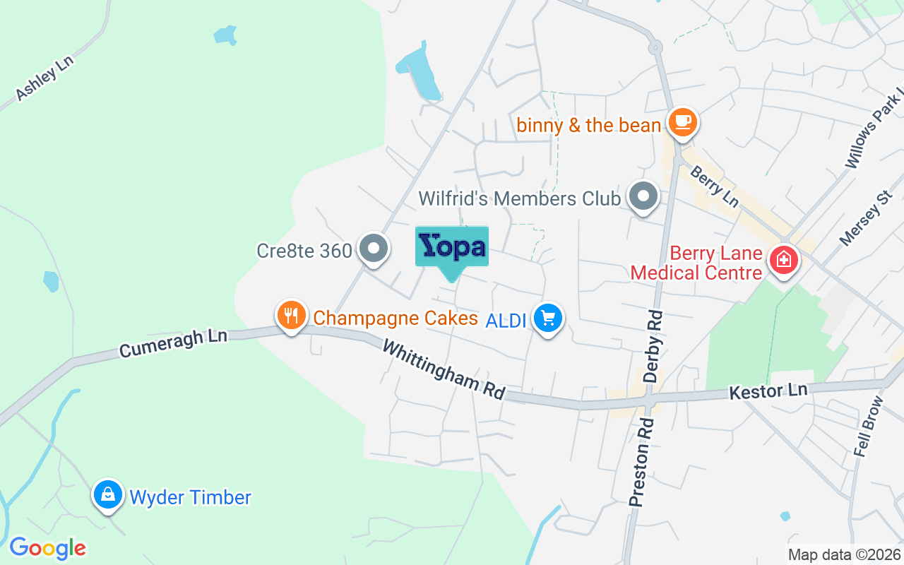Map showing the location of PR3 2DD
