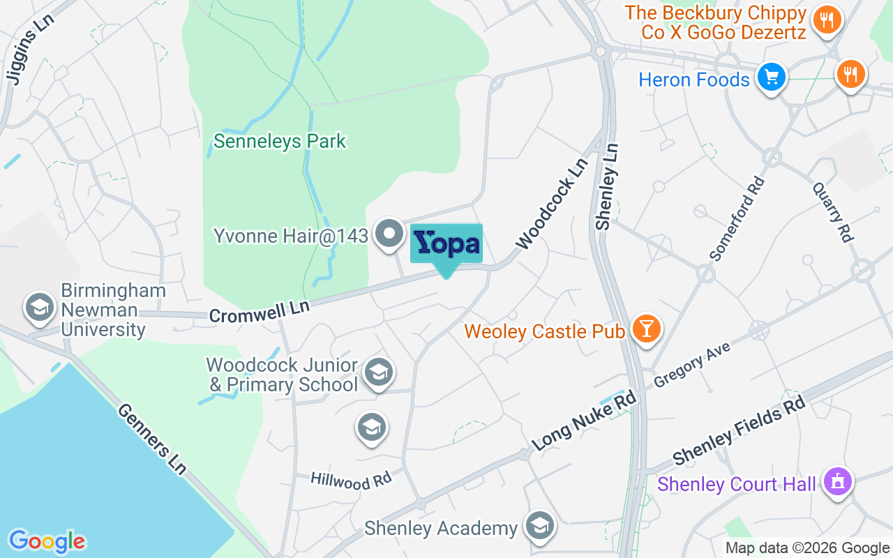 Map showing the location of B31 1AB