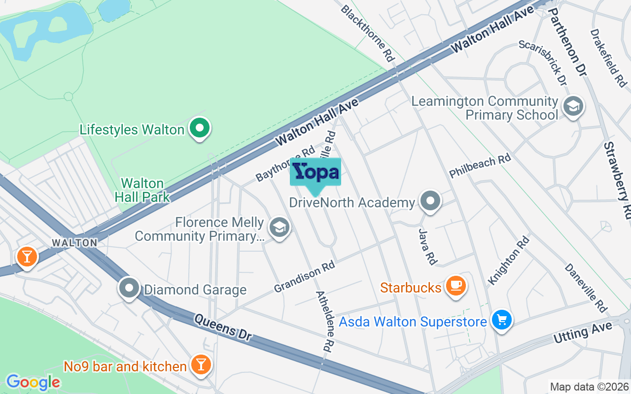 Map showing the location of L4 9SW