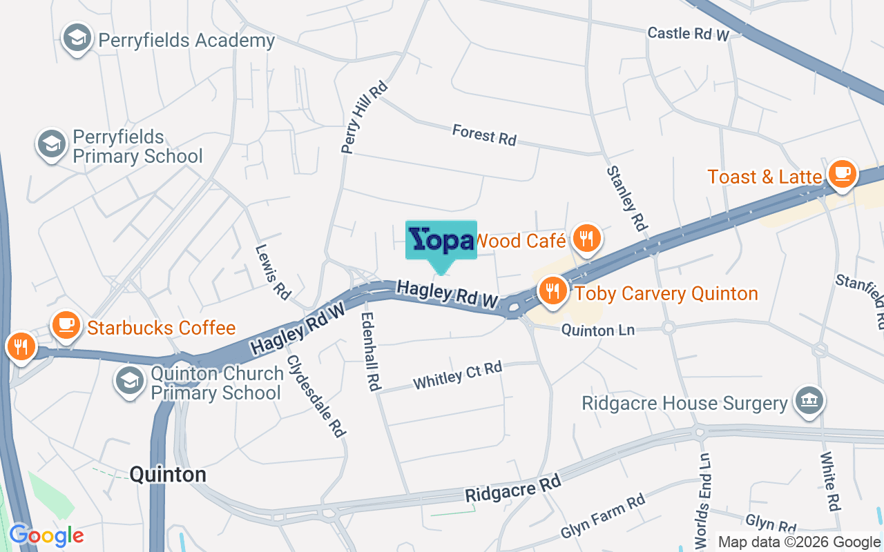Map showing the location of B68 0BS